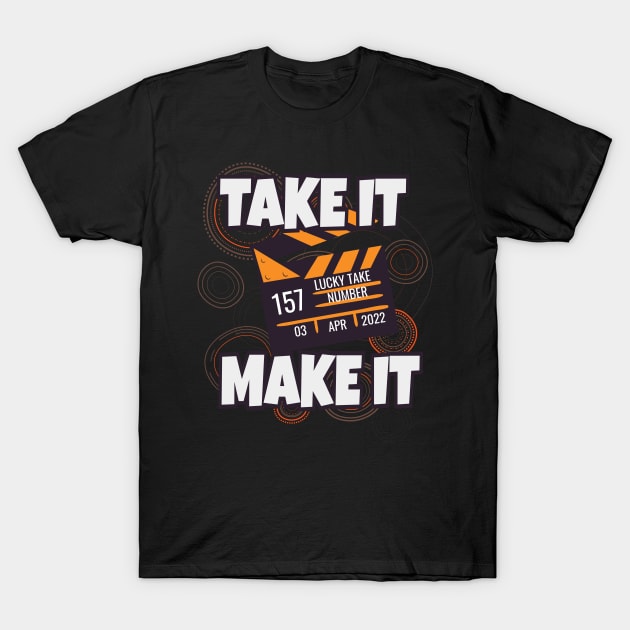 Filmmaker Gift Idea T-Shirt by Foxxy Merch